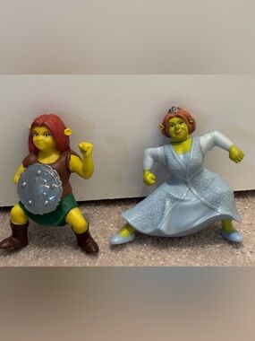 Shrek Princess Fiona Shrek Forever After McDonalds Orge Warrior Figure Kids Toys